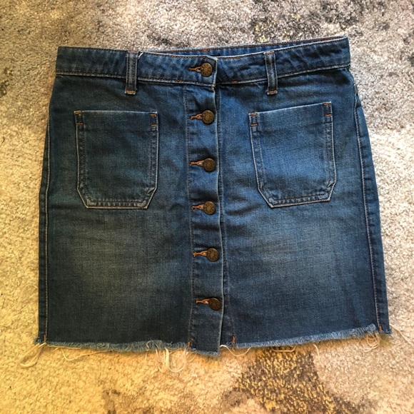 Urban Outfitters BDS Button-Up Denim Skirt - Picture 4 of 4